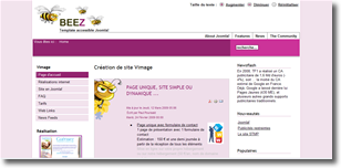Template Joomla! Beez