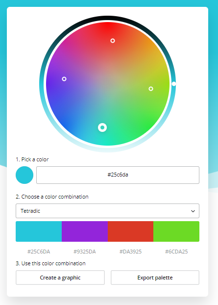 La roue des couleurs