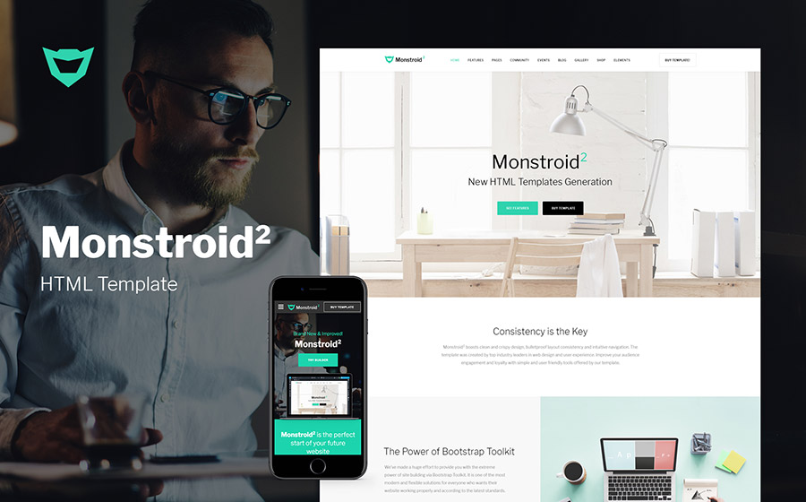 Monstroid2 Multipurpose Website Template